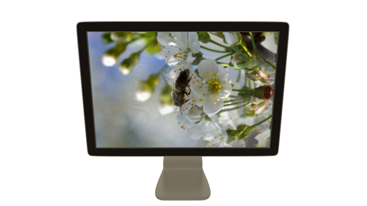 3d model of an LCD Monitor