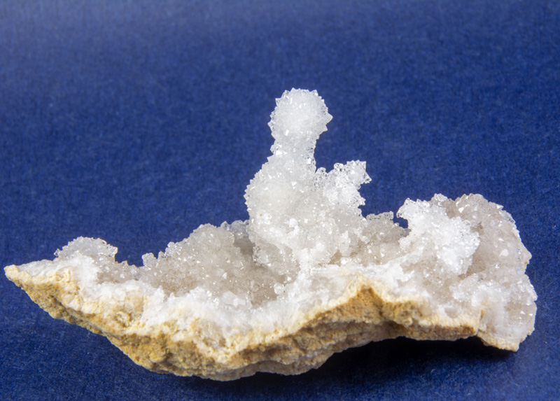 Crystal grown natural inside a geode