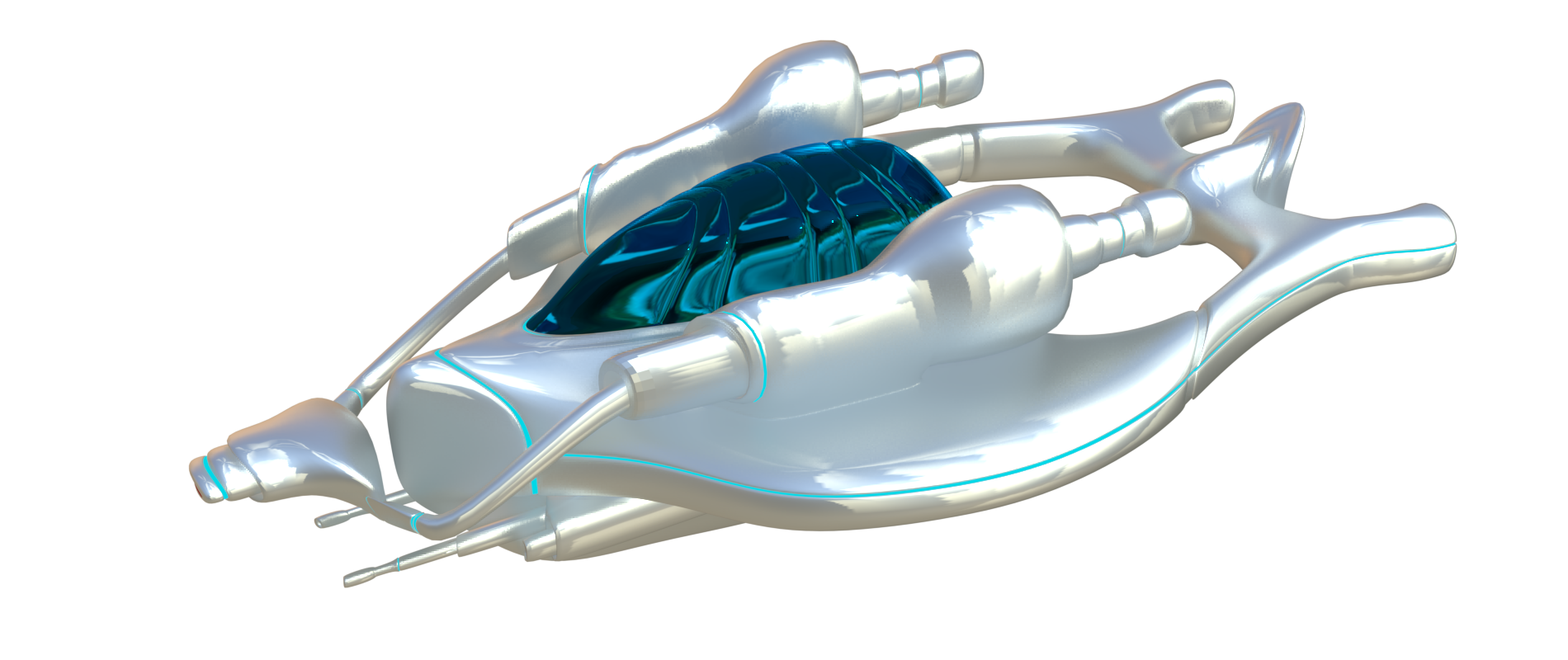 Spaceship free 3d model